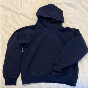 Aritzia Sweatfleece Cozy Fleece Navy Hoodie